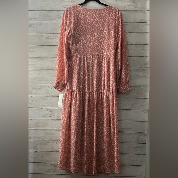 Lapis & Lillies Wrap Dress Size M - Picture 12 of 13